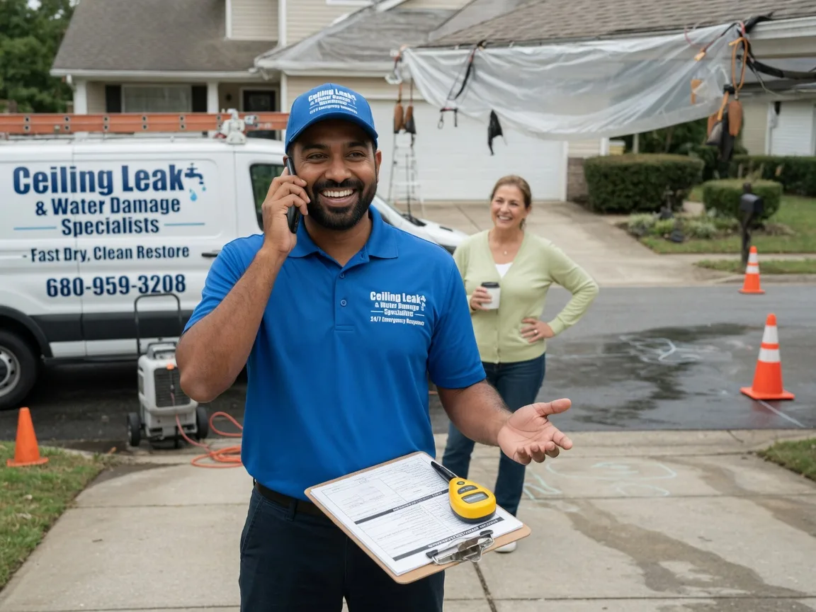 Ceiling Leak Cleanup Adrian, MO FAQs